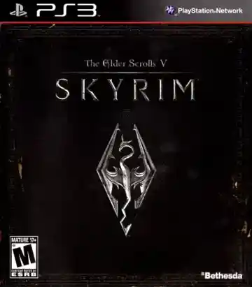 Elder Scrolls V, The - Skyrim (USA) (Dynamic Theme) box cover front